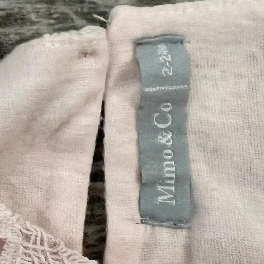 Mimo & Co Baby Girl Lace Dress Size 24 Months Blush Pale Pink